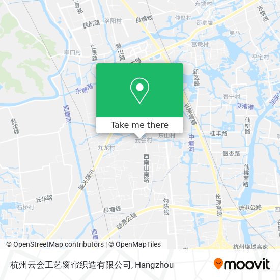杭州云会工艺窗帘织造有限公司 map