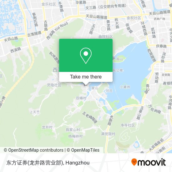 东方证券(龙井路营业部) map