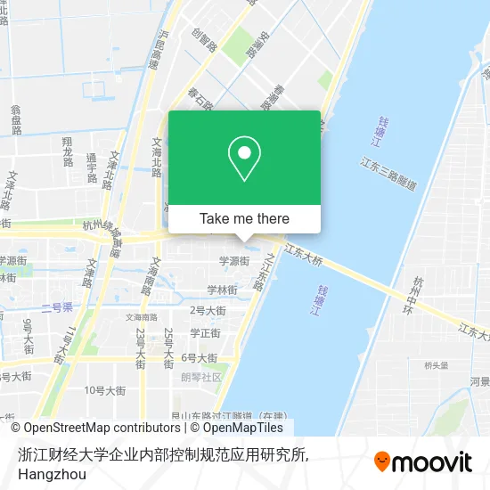 浙江财经大学企业内部控制规范应用研究所 map