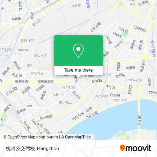 杭州公交驾校 map