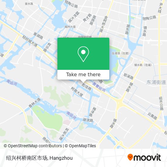 绍兴柯桥南区市场 map