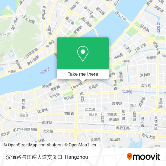 滨怡路与江南大道交叉口 map
