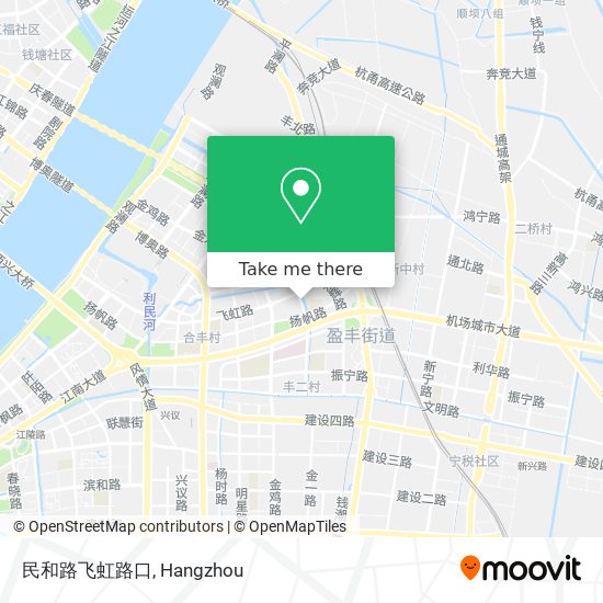 民和路飞虹路口 map
