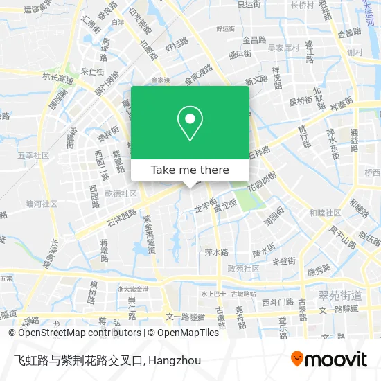 飞虹路与紫荆花路交叉口 map