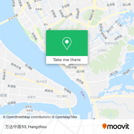 万达中路53 map