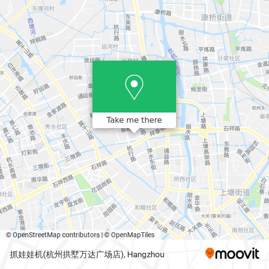 抓娃娃机(杭州拱墅万达广场店) map