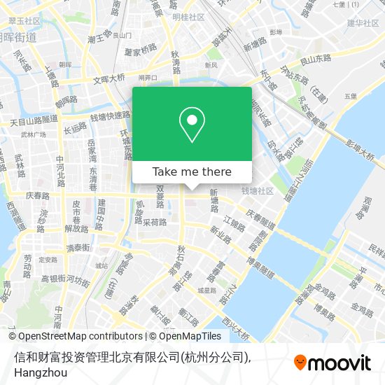 信和财富投资管理北京有限公司(杭州分公司) map