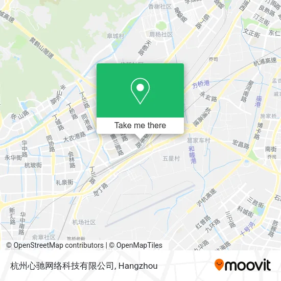 杭州心驰网络科技有限公司 map