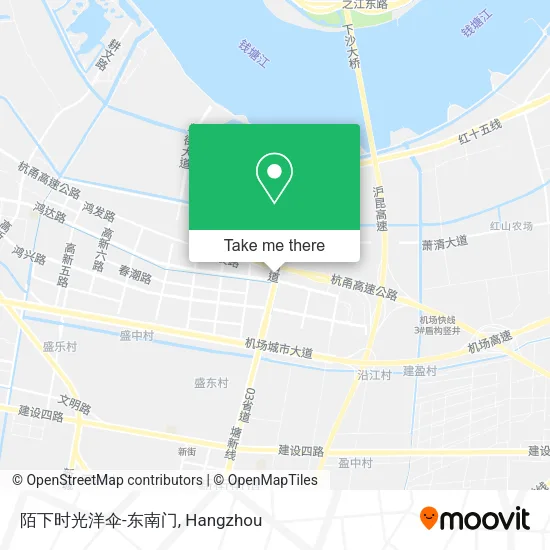 陌下时光洋伞-东南门 map