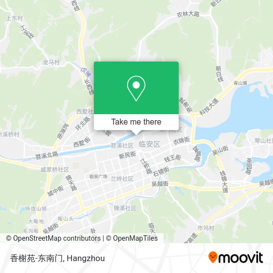 香榭苑-东南门 map