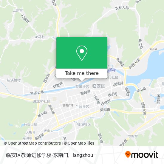 临安区教师进修学校-东南门 map