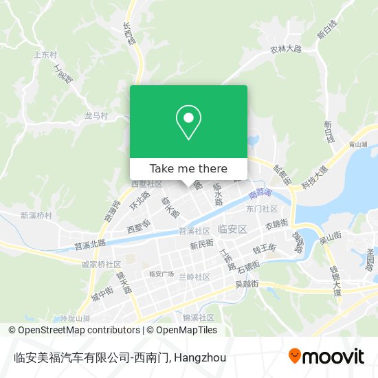 临安美福汽车有限公司-西南门 map