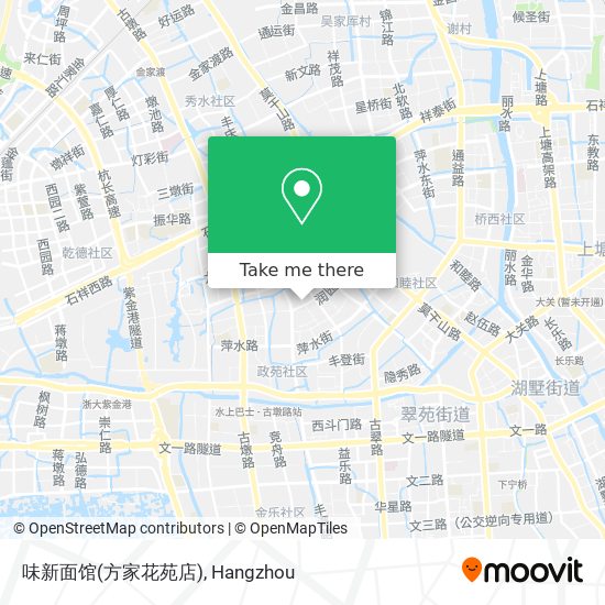 味新面馆(方家花苑店) map