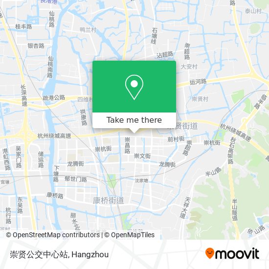 崇贤公交中心站 map