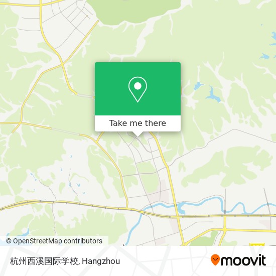 杭州西溪国际学校 map