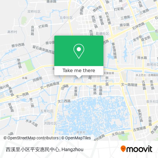 西溪里小区平安惠民中心 map