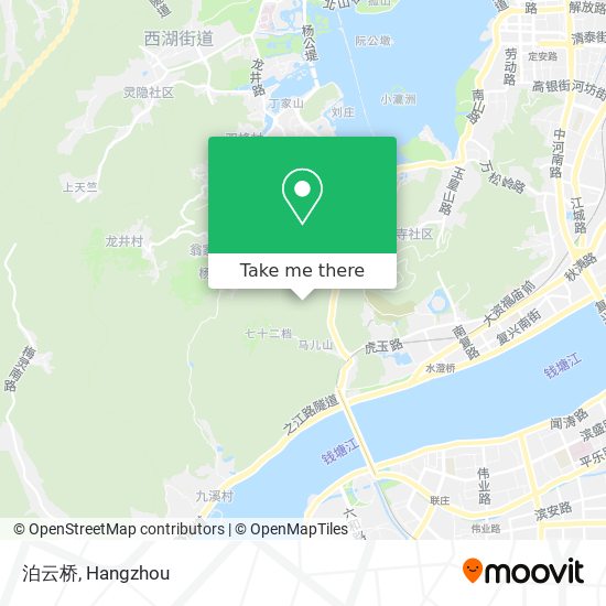 泊云桥 map