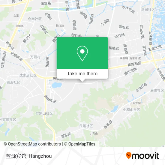 蓝源宾馆 map
