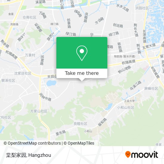 棠梨家园 map