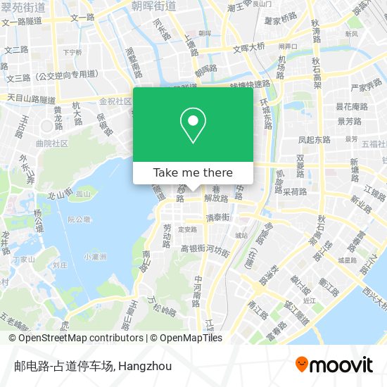 邮电路-占道停车场 map