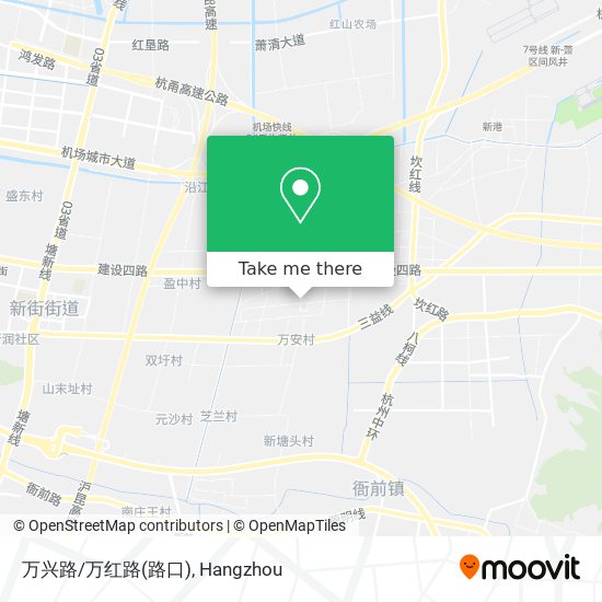 万兴路/万红路(路口) map