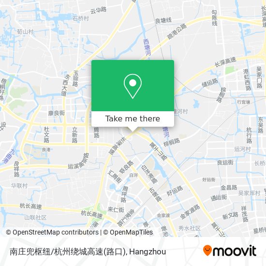 南庄兜枢纽/杭州绕城高速(路口) map