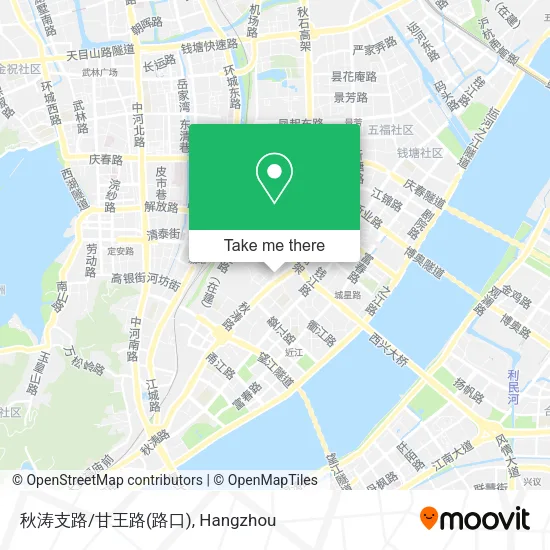 秋涛支路/甘王路(路口) map