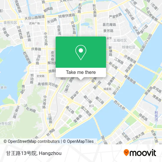 甘王路13号院 map