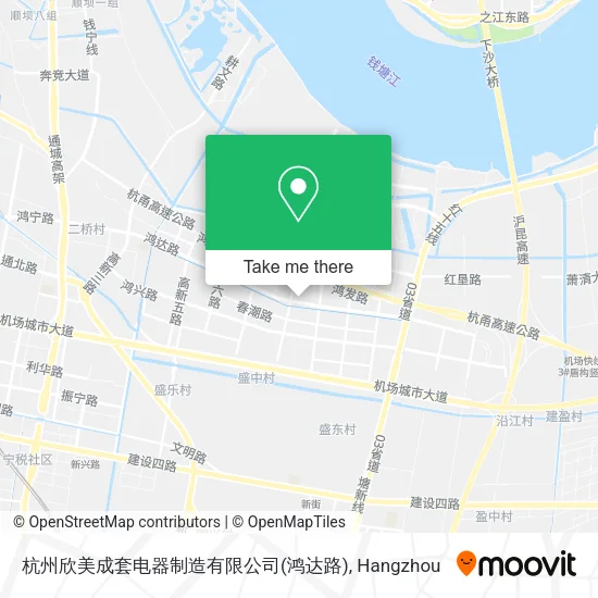 杭州欣美成套电器制造有限公司(鸿达路) map