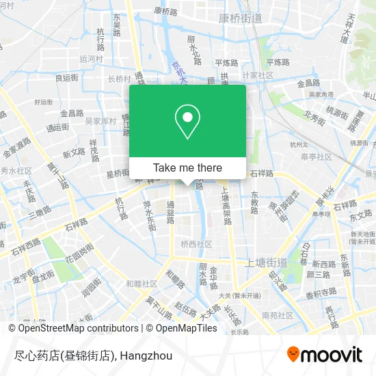 尽心药店(昼锦街店) map