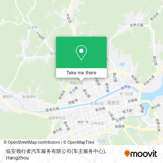 临安领行者汽车服务有限公司(车主服务中心) map