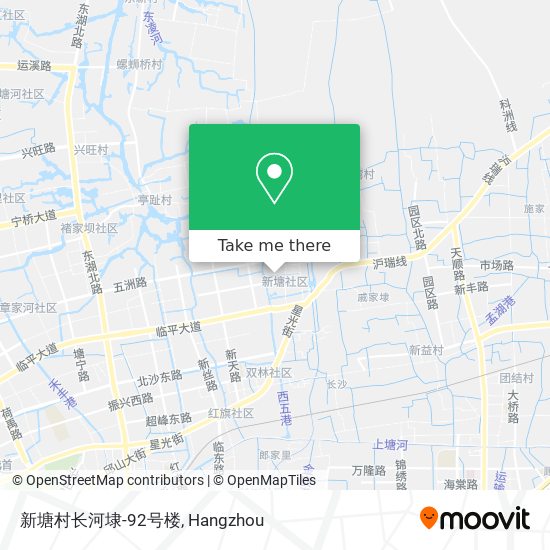 新塘村长河埭-92号楼 map
