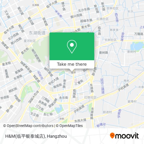 H&M(临平银泰城店) map