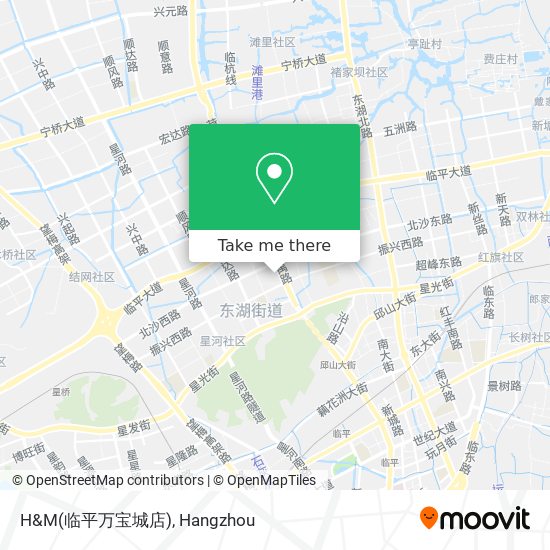 H&M(临平万宝城店) map