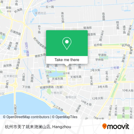 杭州市美了就来滟澜山店 map