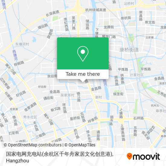 国家电网充电站(余杭区千年舟家居文化创意港) map
