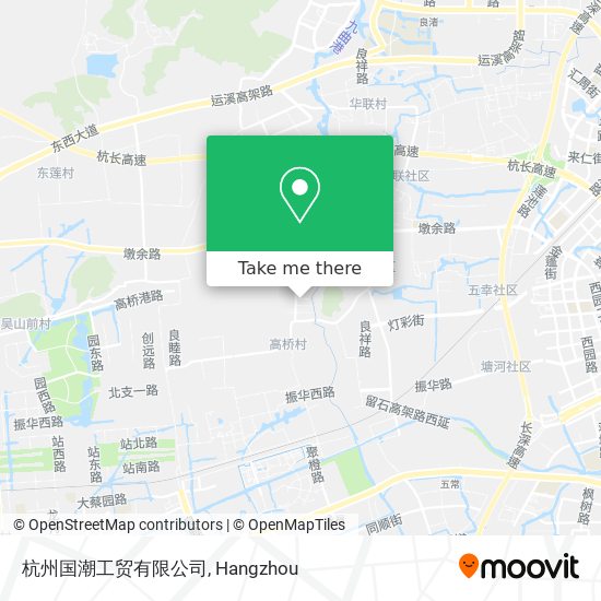 杭州国潮工贸有限公司 map