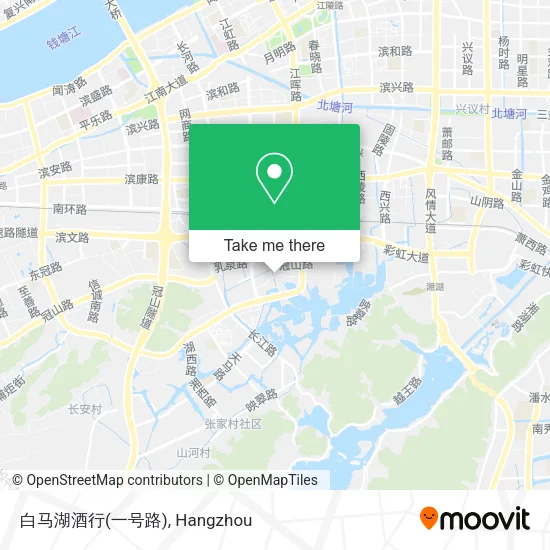 白马湖酒行(一号路) map