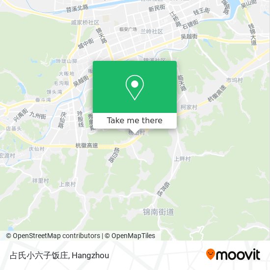 占氏小六子饭庄 map