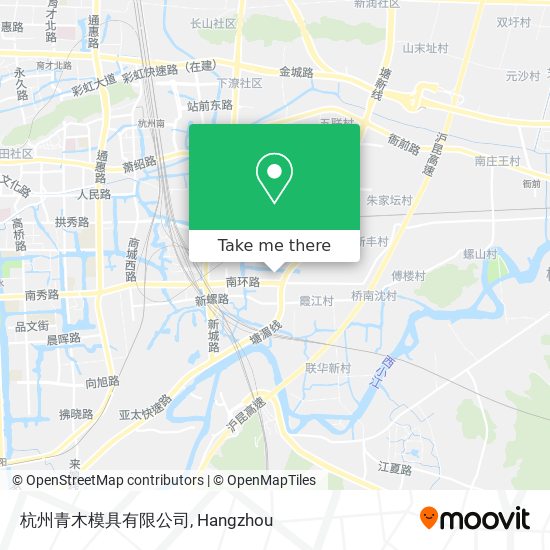 杭州青木模具有限公司 map