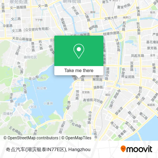 奇点汽车(湖滨银泰IN77E区) map