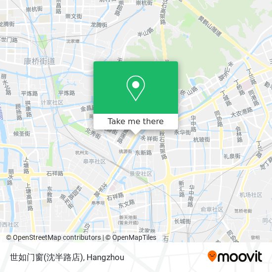 世如门窗(沈半路店) map