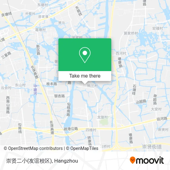 崇贤二小(友谊校区) map