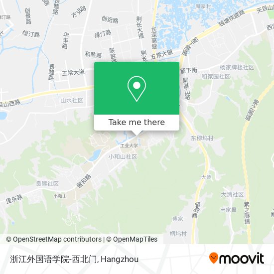 浙江外国语学院-西北门 map