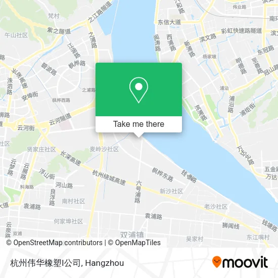 杭州伟华橡塑I公司 map