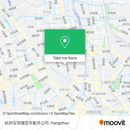杭州宝智微型车配件公司 map