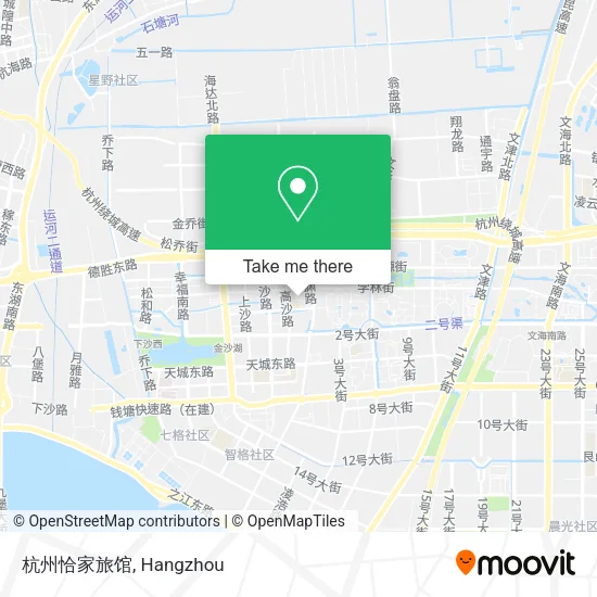 杭州恰家旅馆 map