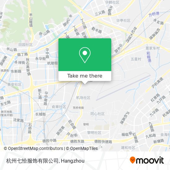 杭州七恰服饰有限公司 map