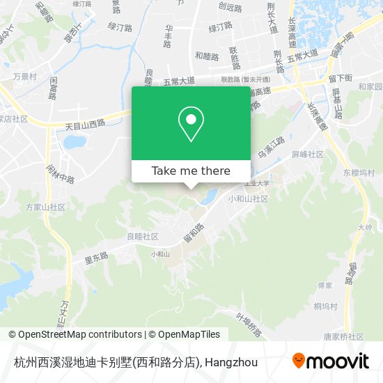 杭州西溪湿地迪卡别墅(西和路分店) map