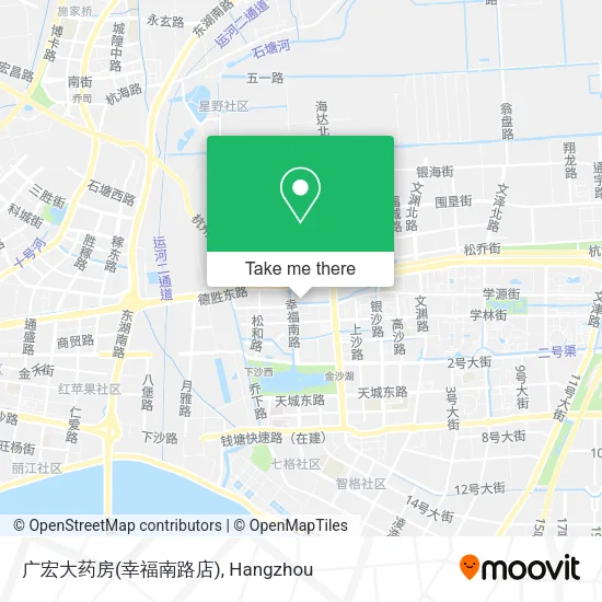 广宏大药房(幸福南路店) map
